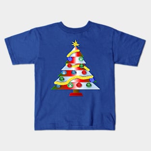 Merry Christmas Fantasy Tree Kids T-Shirt